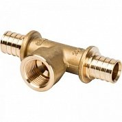 Тройник-переходник 20 x 1/2" ВР аксиальный для труб PE-X STOUT