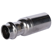 Муфта переходная под пресс 28 x 18 мм, ВПр-НПр, из нержавеющей стали ROMMER
