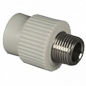 Муфта (переходник) 32 х 1" (НР) полипропилен PP-R FV-PLAST серый