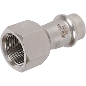 Переходник прессовой 15 x 1/2" (ВР) из нержавеющей стали ROMMER