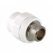 Муфта 32 х 3/4" (НР) полипропилен PP-R VALTEC белая