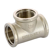 Тройник резьбовой (ВР) 1/2" никель UNI-FITT