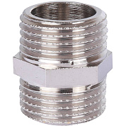 Ниппель резьбовой НР 1" x 1" никель TIEMME