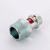 Муфта пресс-Н 22x1/2" оцинкованная сталь Prestabo VIEGA Диаметр - 22 мм.