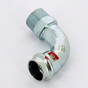 Угол пресс-Н 22x3/4" оцинкованная сталь Prestabo VIEGA Диаметр - 22 мм.