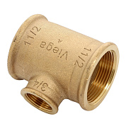 Тройник резьбовой (ВР) 1"1/2 x 1/2" x 1"1/2 бронза VIEGA (650759)