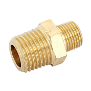 Ниппель резьбовой (НР) 3/4" x 3/8" бронза VIEGA (319113)