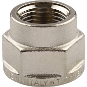 Муфта резьбовая ВР 3/4" x 1/2" никель TIEMME