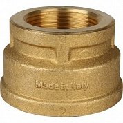 Муфта резьбовая переходная 2" x 1"1/4 ВР латунь STOUT