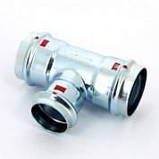 Тройник пресс 54x42x54 оцинкованная сталь Prestabo VIEGA Диаметр - 54 мм.
