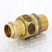 Американка пресс-Н медь плоская прокладка Profipress G VIEGA 22х1"