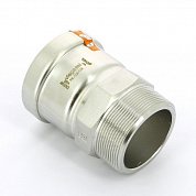 Муфта пресс-Н 76х2 1/2" нержавеющая сталь Sanpress Inox XL со стопорным кольцом VIEGA Диаметр - 76 мм.