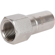Вставка переходная под пресс 22 x 1/2" (ВР) из нержавеющей стали ROMMER