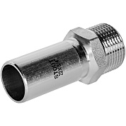 Вставка переходная под пресс 22 х 3/4" (НР), из нержавеющей стали STOUT (SSS-2024-002234)