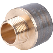 Переходник круглый резьбовой 1/2" х 1"1/4 ВН бронза VIEGA (650889)