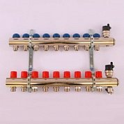 Колл. группа EMMETI TOPWAY 1"x3/4" ЕК 9 выходов с термостатическими вентилями
