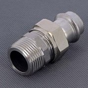 Муфта пресс-Н разъёмная 22x1" с плоской прокладкой нержавеющая сталь Sanpress Inox VIEGA Диаметр - 22 мм.