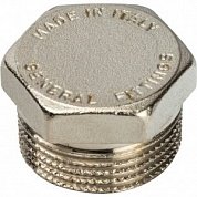 Заглушка резьбовая НР 3/4" никель STOUT