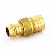 Муфта пресс-В с разъемным соединением 15 x 1/2" IBP