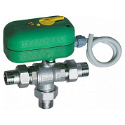 Кран сгон ННН 3/4" ZonaFAR 3-ход L с сервоприводом 220V 40 сек с ручной разблокировкой