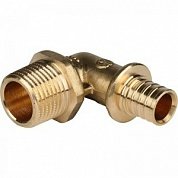 Угол переходной 16 x 1/2" НР аксиальный для труб PE-X STOUT