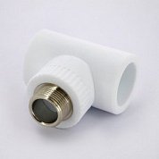 Тройник 32 х 3/4" (НР) PRO AQUA полипропилен PP-R