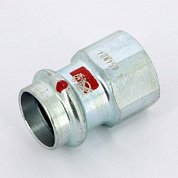 Муфта пресс-В 22x3/4" оцинкованная сталь Prestabo VIEGA Диаметр - 22 мм.