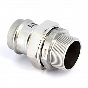 Муфта пресс-Н разъёмная 54x2" с плоской прокладкой нержавеющая сталь Sanpress Inox VIEGA Диаметр - 54 мм.