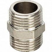 Ниппель НР 1/2" никель STOUT