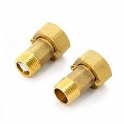 Комплект американок с обратным клапаном ИТЭЛМА 3/4"х1/2" для счетчика воды