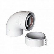 Отвод 90° коаксиальный, 60 х 100 мм, начальный BAXI KHG714101410 KHG714101410