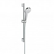 Душевой гарнитур HansGrohe HG Croma Select E Multi со штангой 65 см белый/хром