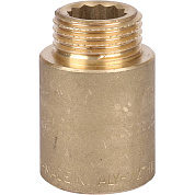 Удлинитель резьбовой 1/2" x 30 мм НР-ВР латунь TIEMME