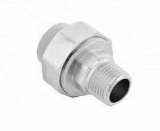 Муфта разъемная под трубу 63 х 2" (НР) ПП (PP-R100) серая HEISSKRAFT