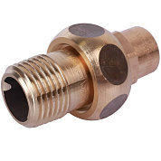 Американка (сгон) 15x3/4" НР самоуплотняющаяся под пайку бронзовая SANHA 143411534