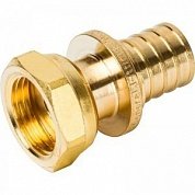 Муфта с накидной гайкой 20 x 1/2" аксиальная для труб PE-X STOUT