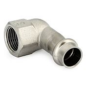 Угол 90° под пресс переходной 28 x 3/4" (ВР) UNI-FITT из нержавейки