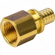 Муфта ВР 16 x 1/2" аксиальная для труб PE-X STOUT