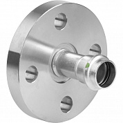 Переход фланец-пресс 32x35 нержавеющая сталь Sanpress Inox VIEGA Диаметр - 35 мм.