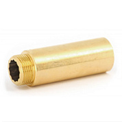 Удлинитель резьбовой ВН 3/4" х 100 мм., латунь UNI-FITT OPTIMAL (657G3101)