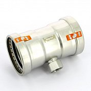 Тройник пресс-В 76х3/4"х76 нержавеющая сталь Sanpress Inox VIEGA Диаметр - 76 мм.