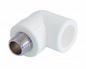 Угольник переходной KALDE 90° НР 20 х 1/2" полипропиленовый PP белый