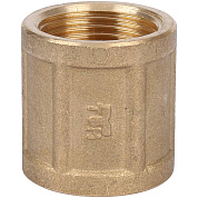 Муфта резьбовая ВР 3/4" x 3/4" латунь TIEMME