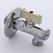 Кран шаровый BUGATTI MINNESOTA с розеткой и фильтром угловой 1/2"x1/2"