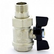 Кран шаровый BUGATTI NEW JERSEY 1/2" ВН американка бабочка