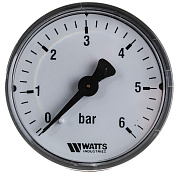 Манометр аксиальный F+R100 50 мм 1/4" 6 бар WATTS