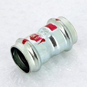 Муфта пресс 28 оцинкованная сталь Prestabo VIEGA Диаметр - 28 мм.