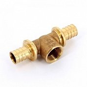 Тройник с внутренней резьбой 25 х 3/4" REHAU RAUTITAN RX бронза
