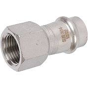 Переходник прессовой 18 x 1/2" (ВР) из нержавеющей стали ROMMER