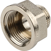 Переходник резьбовой ВН 1/2" x 3/8" никель TIEMME